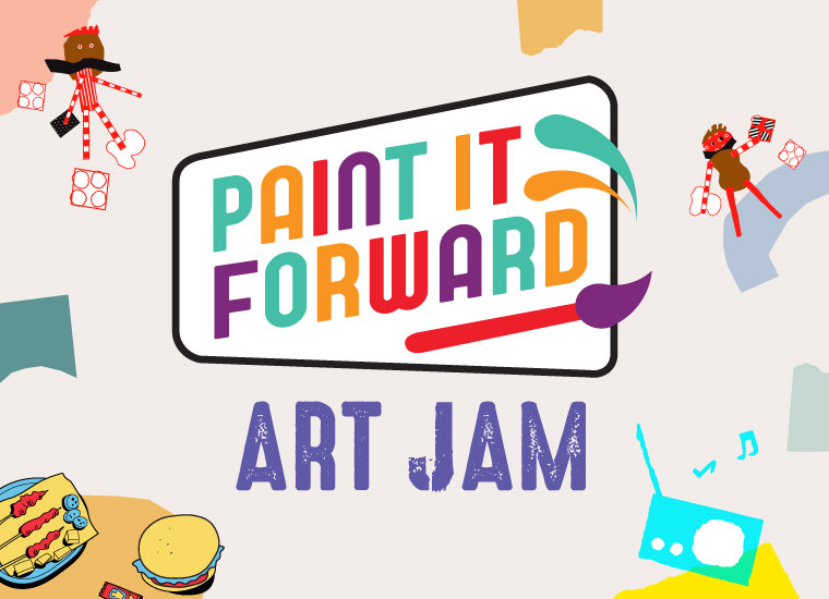 Colour The World at the ‘Paint It Forward’ Art Jam!